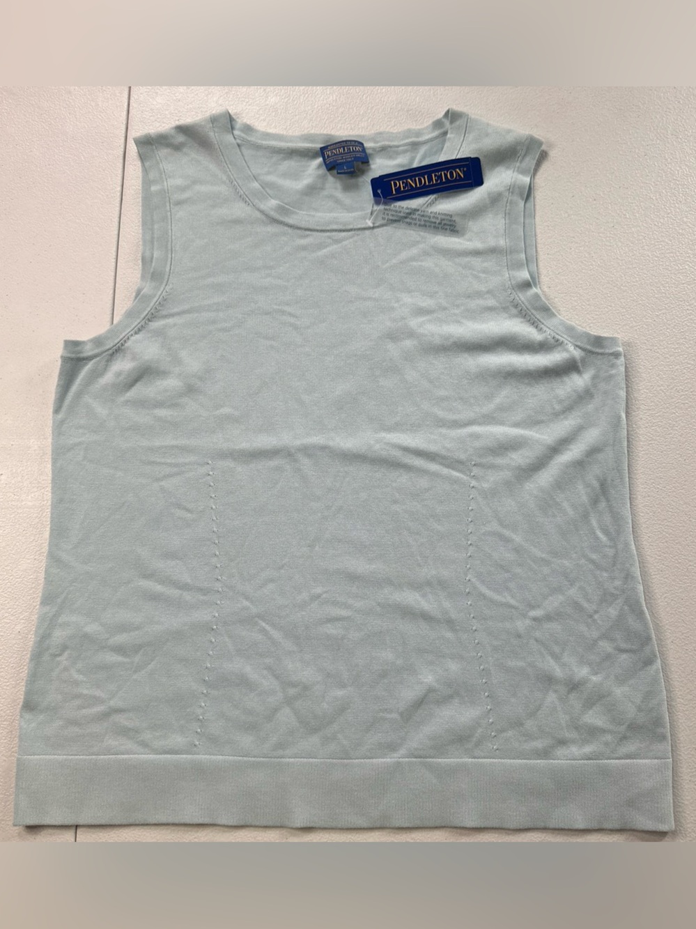 Pendleton Pale Blue Women's Knit Tank